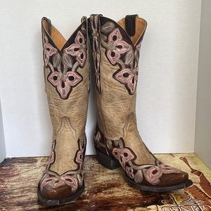 New Old Gringo Marrione Pink/Oryx boot size 9